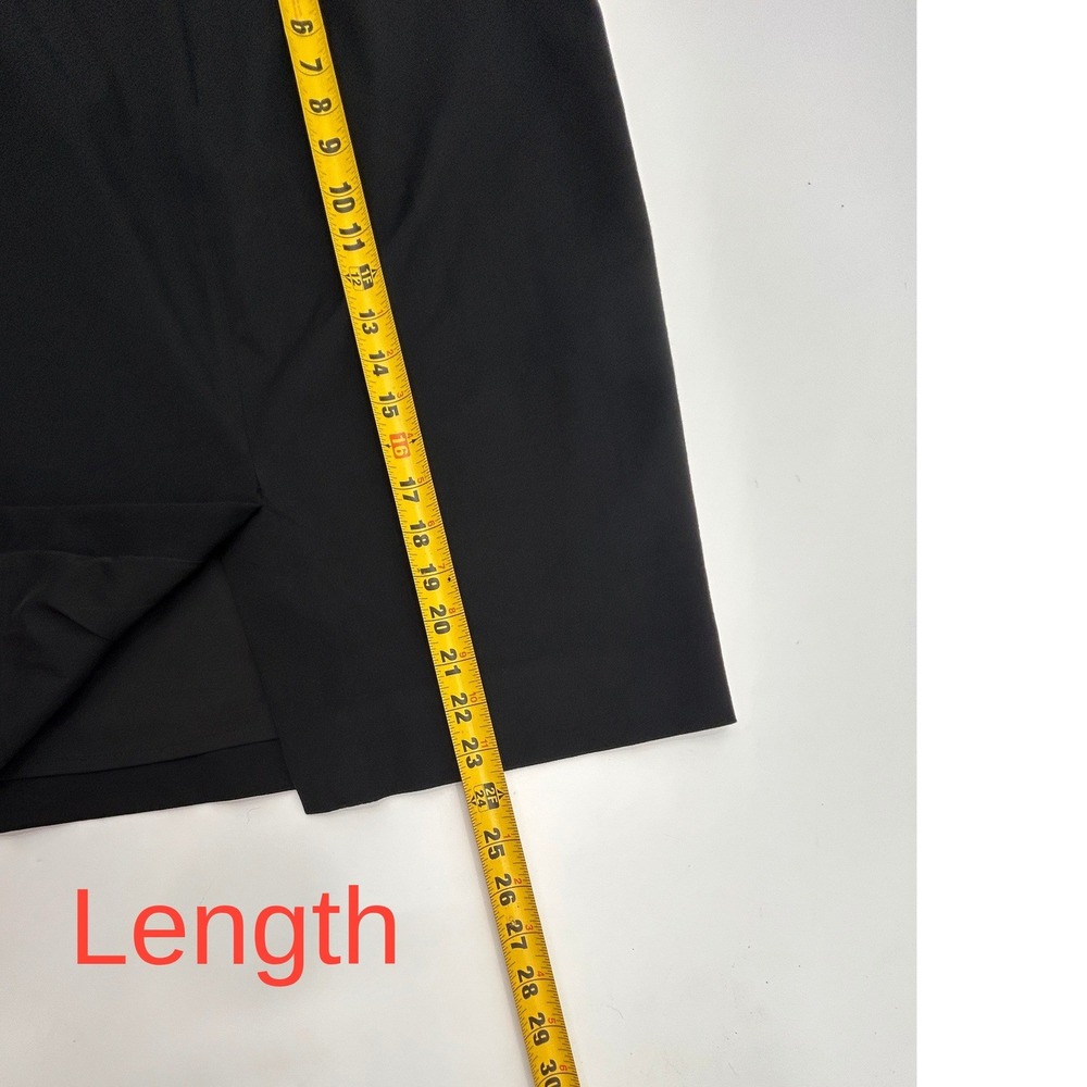 J.Crew Black No. 2 Pencil skirt in bi-stretch cotton blend Size 8 Knee Length - Picture 5 of 12